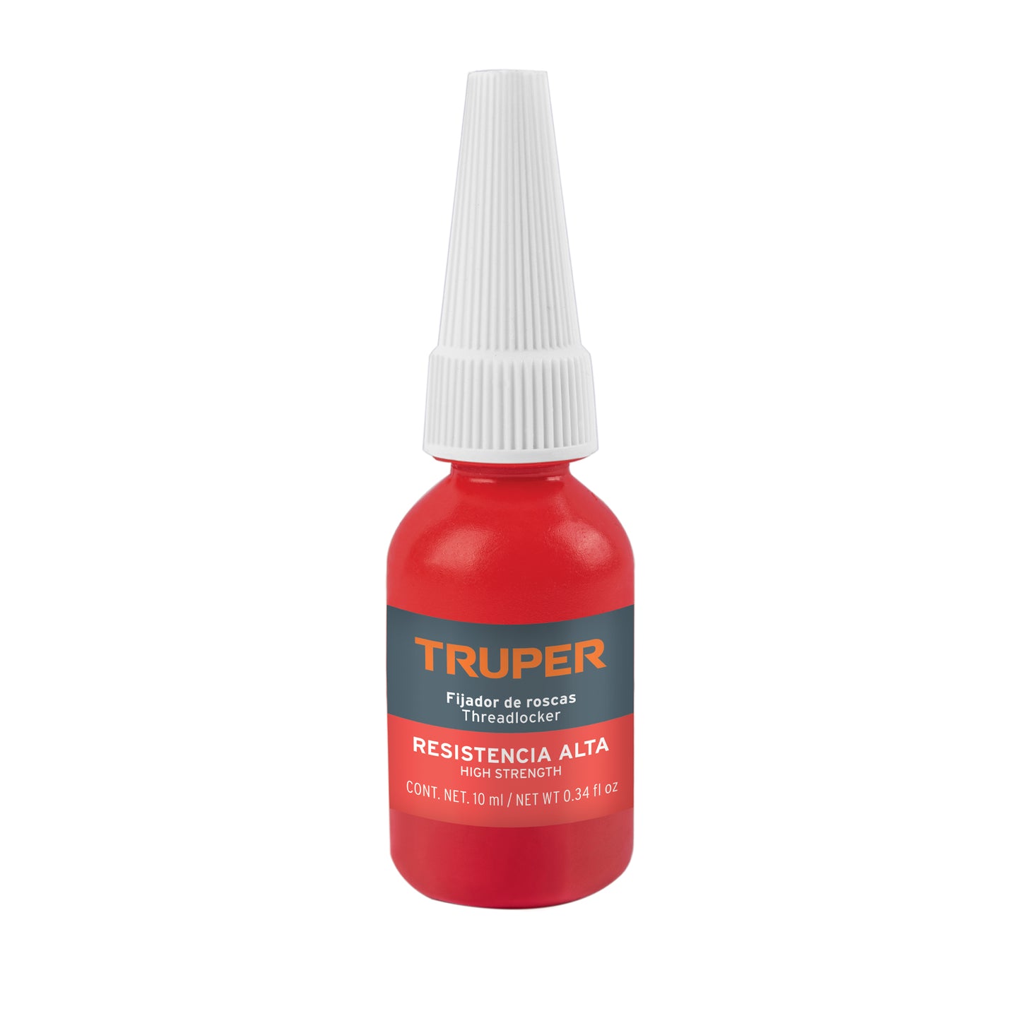 FIJADOR DE ROSCAS PERMANENTE 10ML ROJO TRUPER