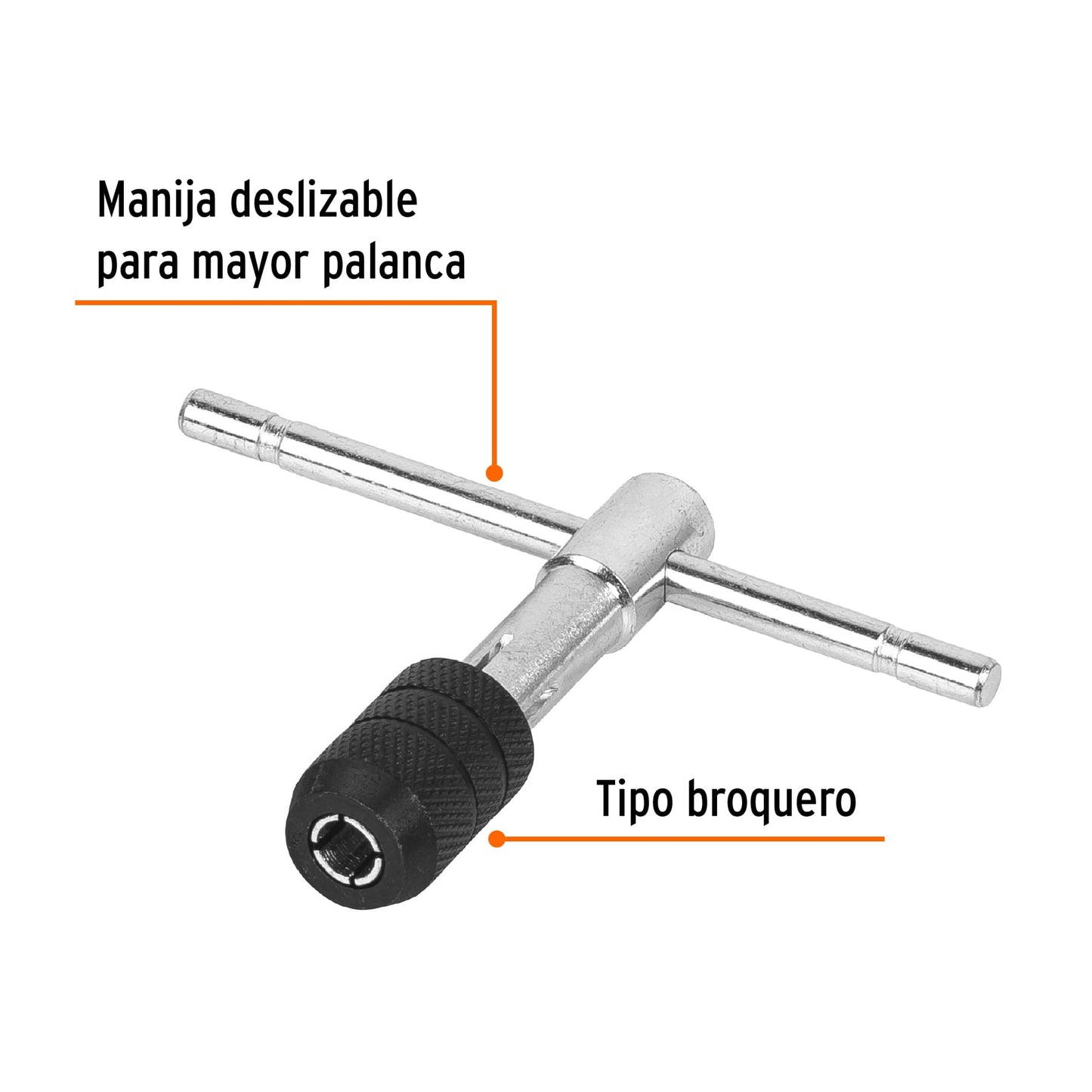 MANERAL PARA MACHUELOS TIPO "T" 1/2" MAN-T-1/2 TRUPER